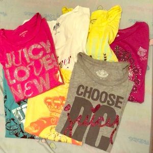Juicy Couture T Shirt Bundle